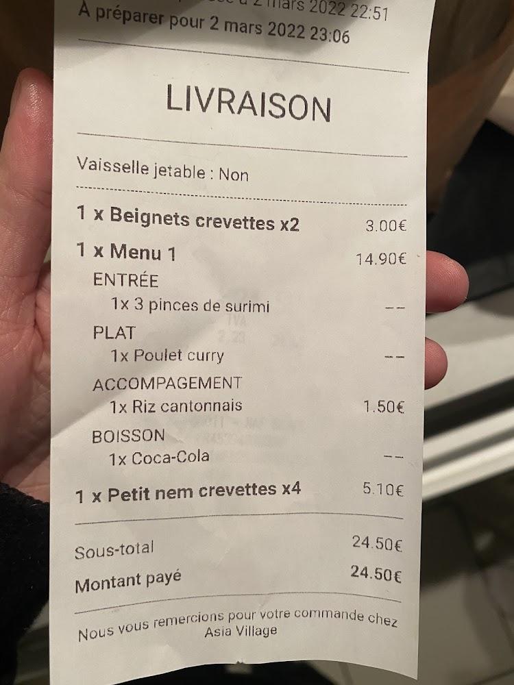 Asía Village - Menu Image 1